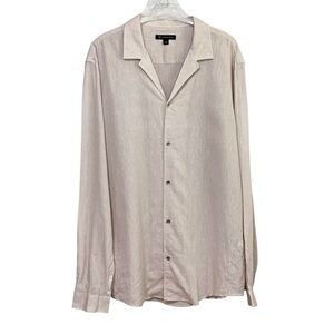 I.N.C. - NEW WITH TAGS- SIZE LARGE - LINEN BLEND TOP BLOUSE - OATMEAL COLOR B10